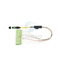 MPO-12 à Sc LC éclatent le câble optique de sortance de fibre de corde de correction de tresse